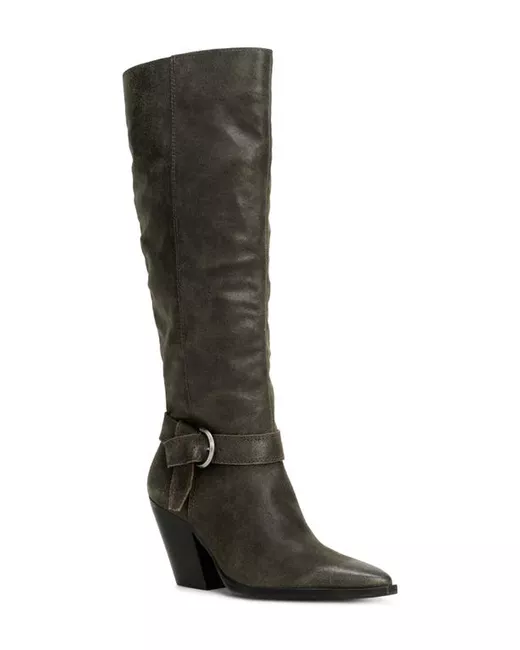 Vince Camuto Women's Alessa Knee-High Wide-Calf Zipper Dress Boots - Macy's