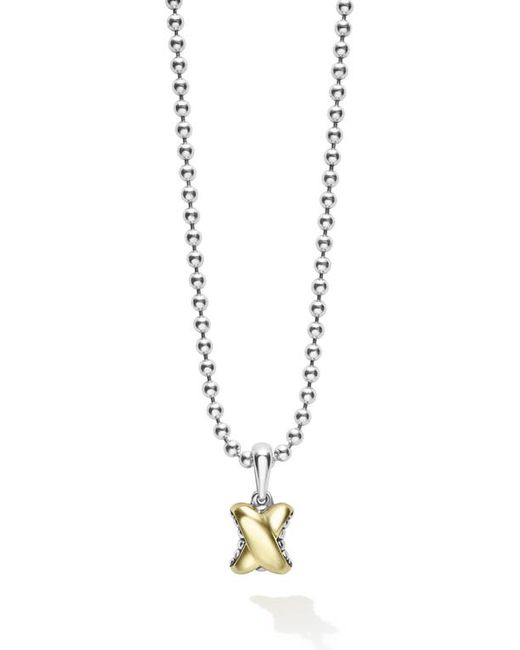 LAGOS Beloved Lock Pendant Necklace w/ Ball Chain