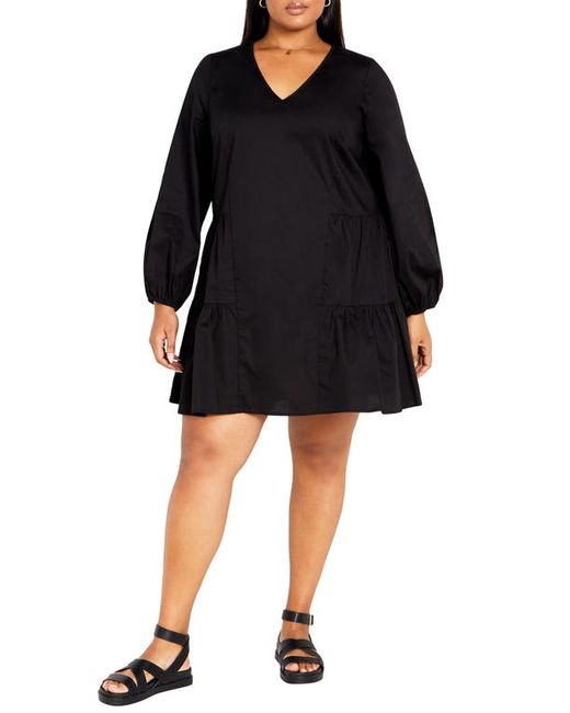 CITY CHIC | Women's Plus Size Katalina Floral Maxi Dress - black - 16W