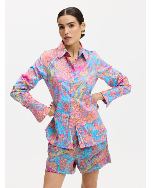 Robert Graham Women's Multicolor Priscilla Long Sleeve Shirt