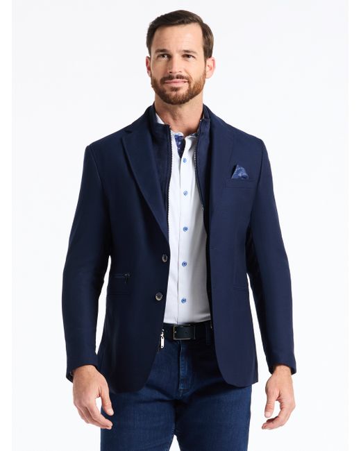 Robert Graham  Dark Blue The Jetset Blazer