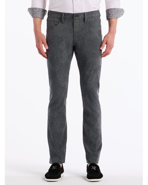 Robert Graham Men's Gray Alton Pant