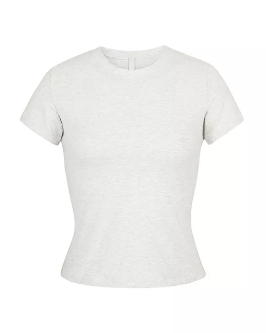 Buy SKIMS Off-white Cotton 2.0 Jersey T-shirt Bodysuit - Bone At 25% Off