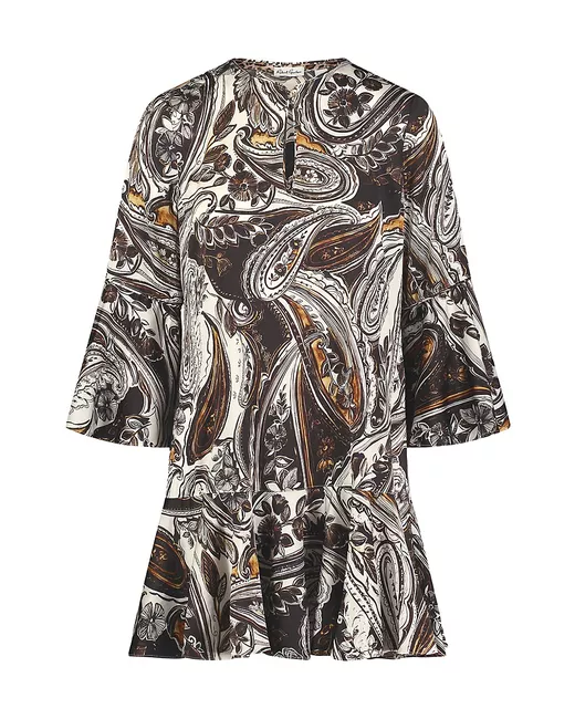 Robert Graham Women's  Margot Paisley Bell-Sleeve Minidress