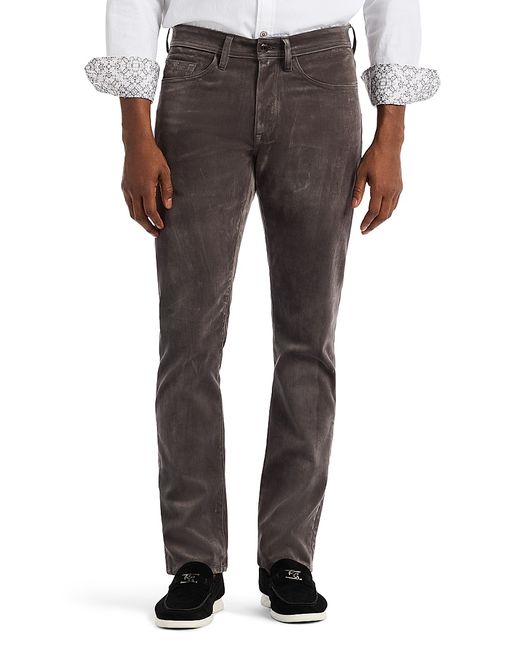 Robert Graham Men's Gray Celestial Velvet 5-Pocket Pants