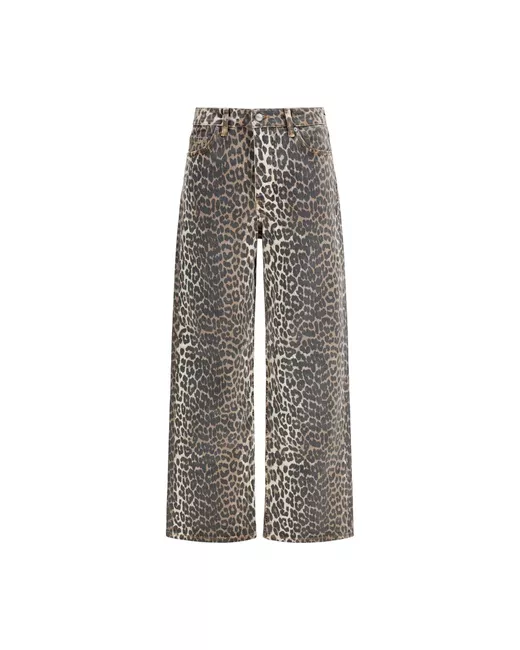 Ganni Women's Multicolor Cotton Relaxed Fit Jeans W25