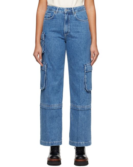 Women's Cargo Relaxed Fit Jeans