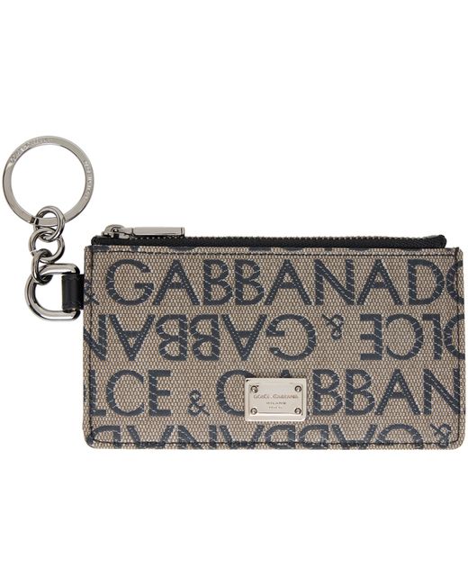 Dolce & Gabbana Logo-plaque Cardholder in Black for Men