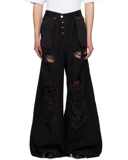 Vetements Inside-Out Jeans in Black | Stylemi