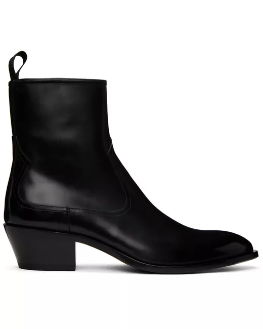 Bally 'clyde' Rubber And Leather Ankle Boots in Black for Men
