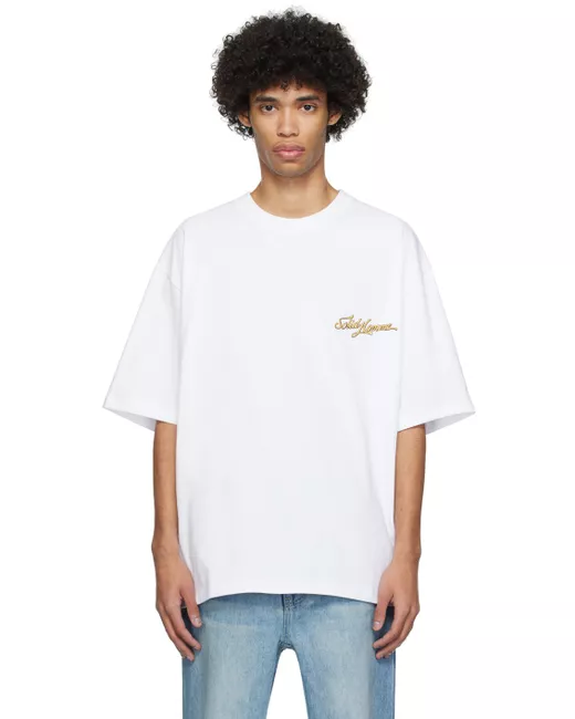 【SOLID HOMME】送料/関税込 Cubic Typography T-Shirt Solid Homme T-Shirts for Men | Online Sale up to 70% off