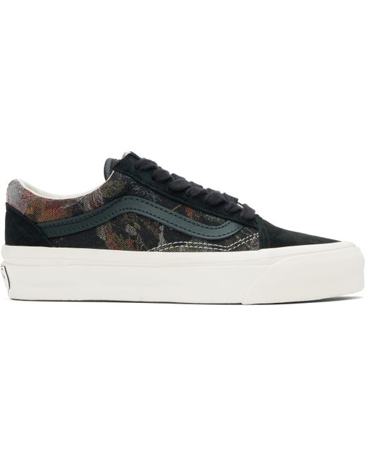 Vans Women's Floral Black Premium Old Skool Jacquard Sneakers