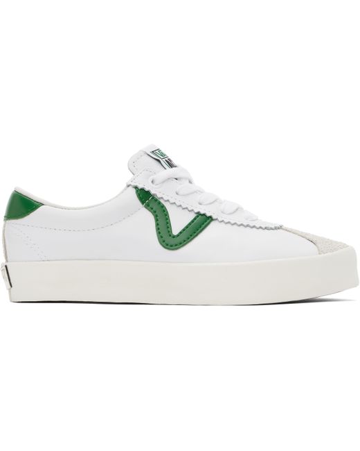 Vans Women's Green White Premium Sport Low 73 Sneakers