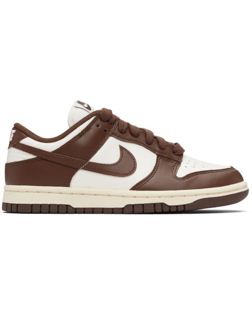 Nike Women's Brown White Dunk Low Sneakers