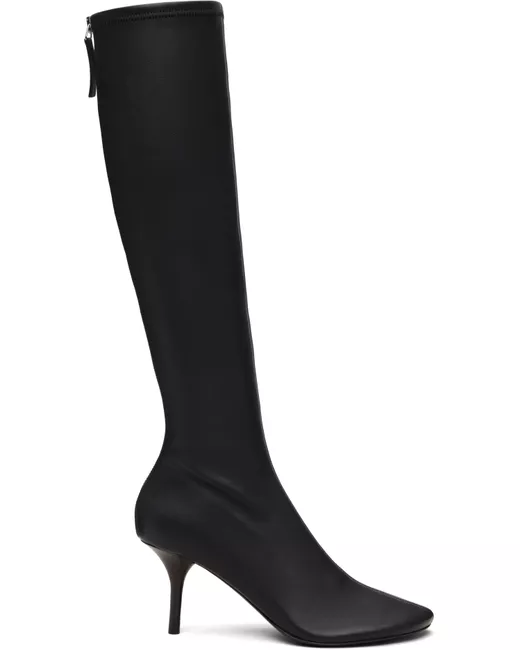Acne Studios High Leather Boots Da Women Di Colore Nero