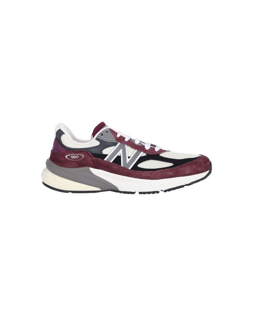 New Balance Women's Red 990v6 Sneakers