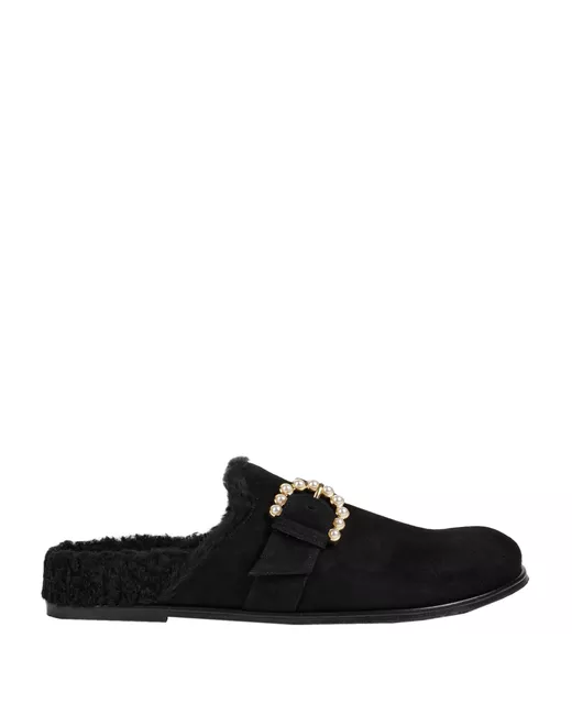 Stuart Weitzman Women's Black Mules Clogs