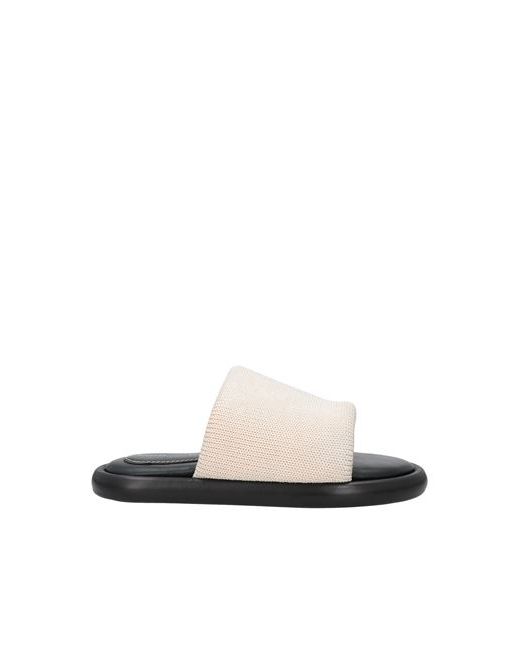 Proenza Schouler Monogram slide sandals - White