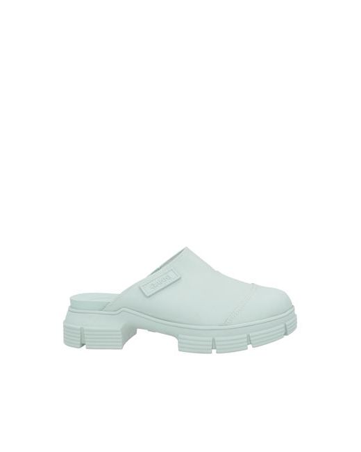 Ganni Women's Green Mules Clogs 6
